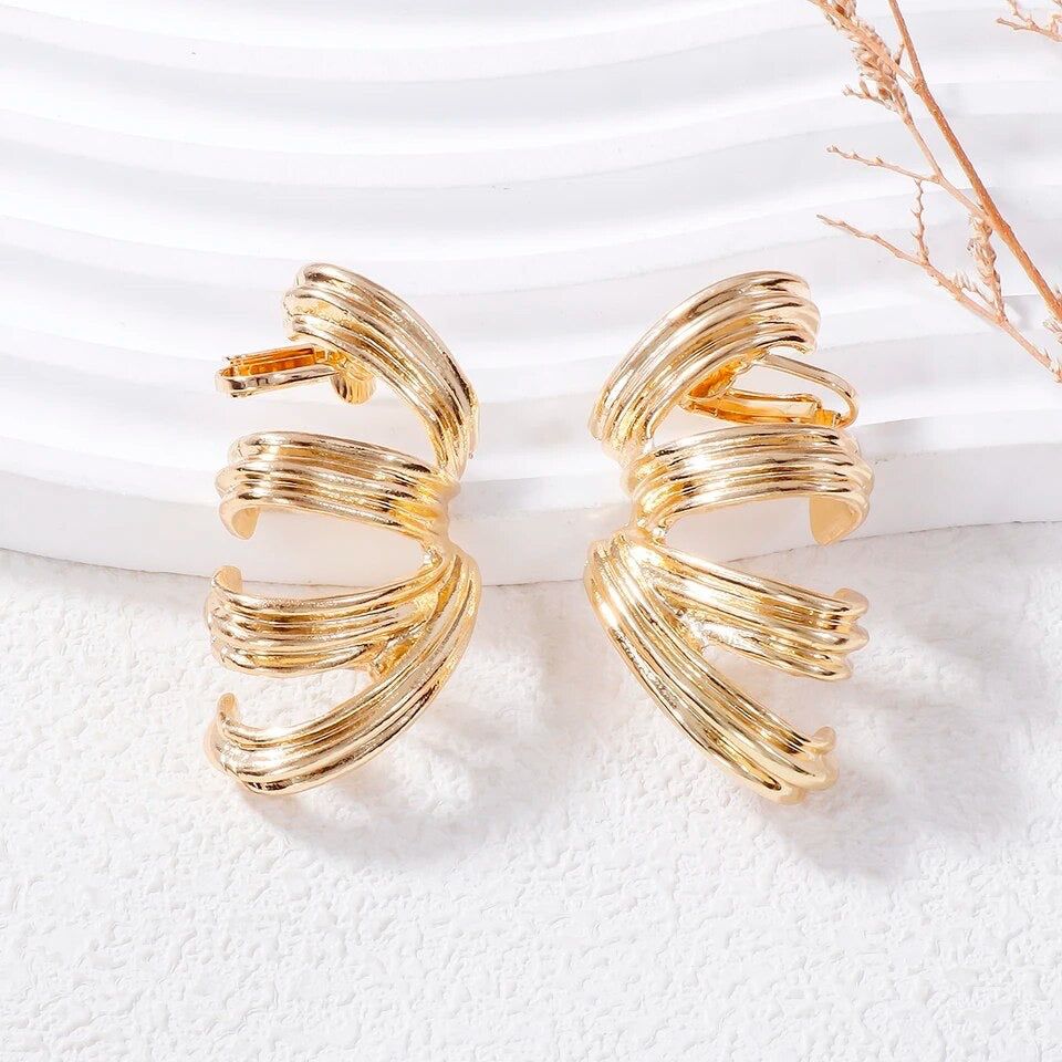Women’s Spiral Geometric Style Earring