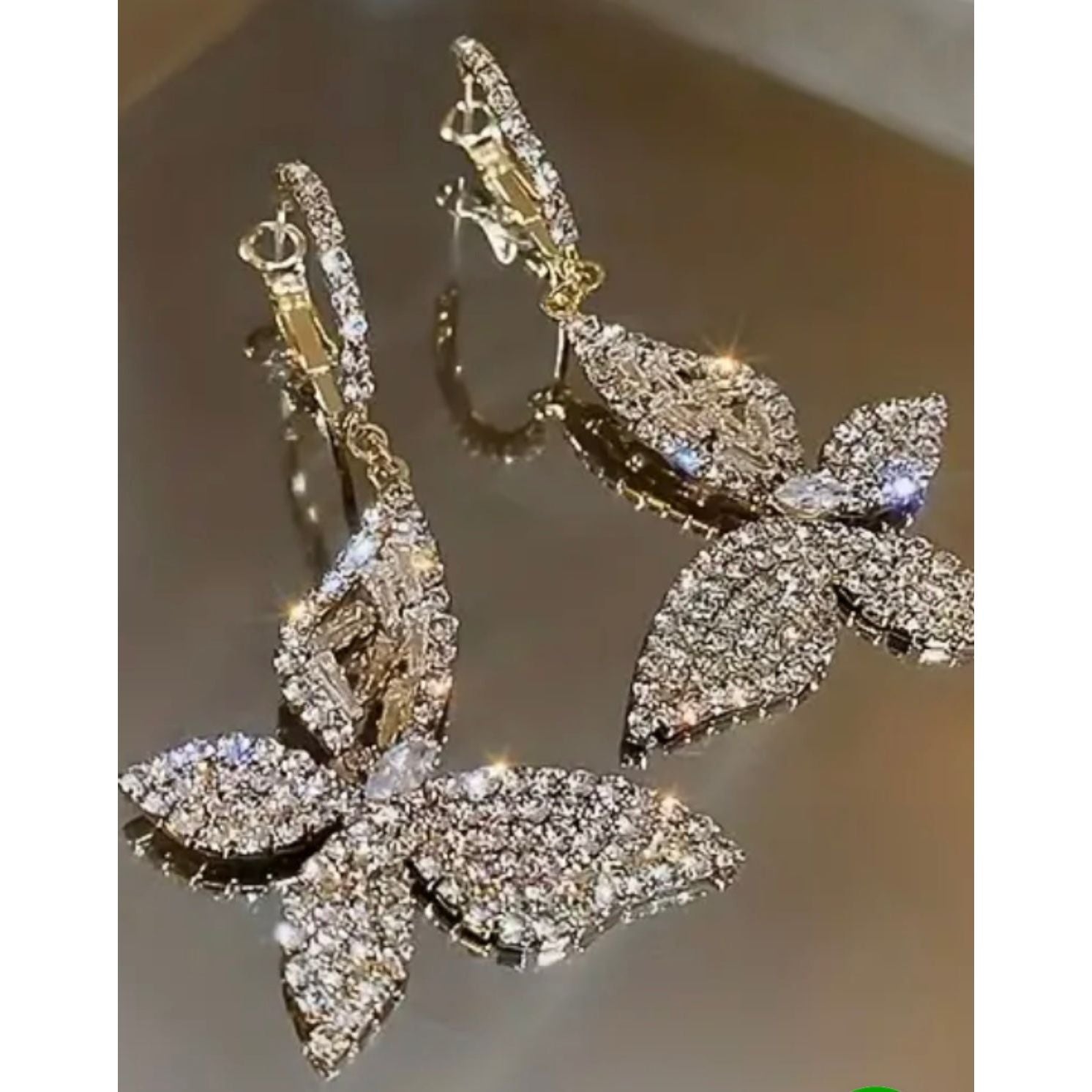 Luxury Crystal Butterfly Earring
