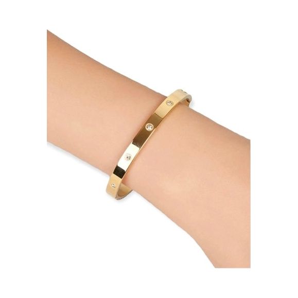 Love Expression 18k Plated Women’s Bangle
