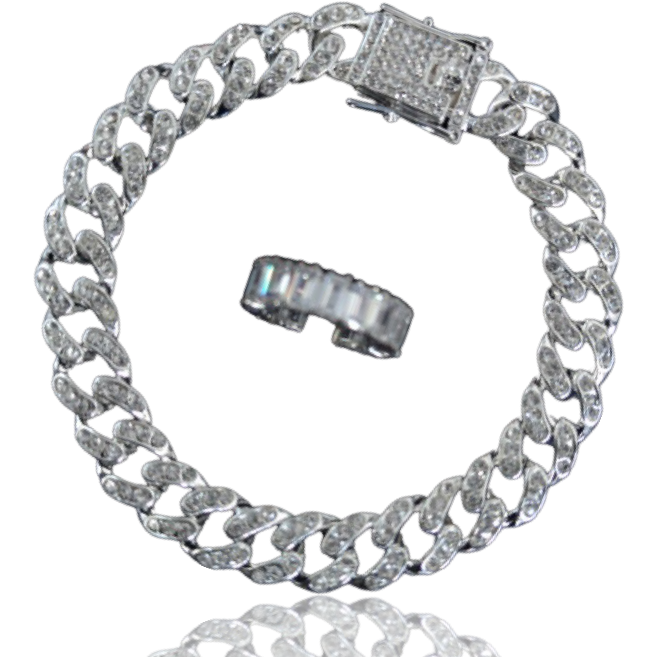 Dark Gray Ring and Bracelet Set