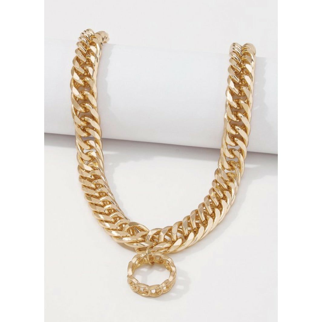 Beige Gold Rush Necklace